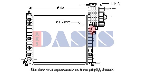 AKS DASIS Radiators, Motora dzesēšanas sistēma 120069N